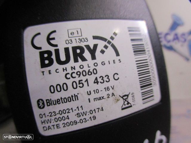 Modulo  000051433C VW POLO 6R 2011 1.6 TDI 90CV 3P PRETO Módulo Bluetooth - 4