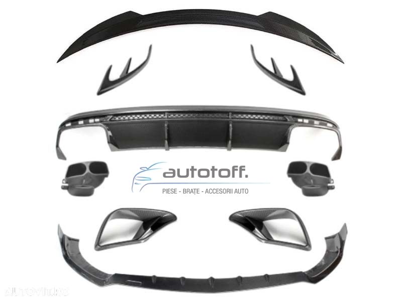 Prelungiri compatibile cu Mercedes S-Class Coupe C217 (2017-2020) BRB Design Fibra de Carbon - 1