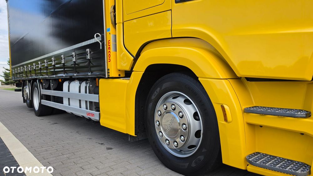 Scania ///S450///2019///RETARDER/// EURO6///FIRANKA///WECON///18 EUROPALET///7.70///KLIMATYZACJA POSTOJOWA///NAWIGACJA///TV/// WAGA///SKÓRY///STAN BARDZO DOBRY - 12