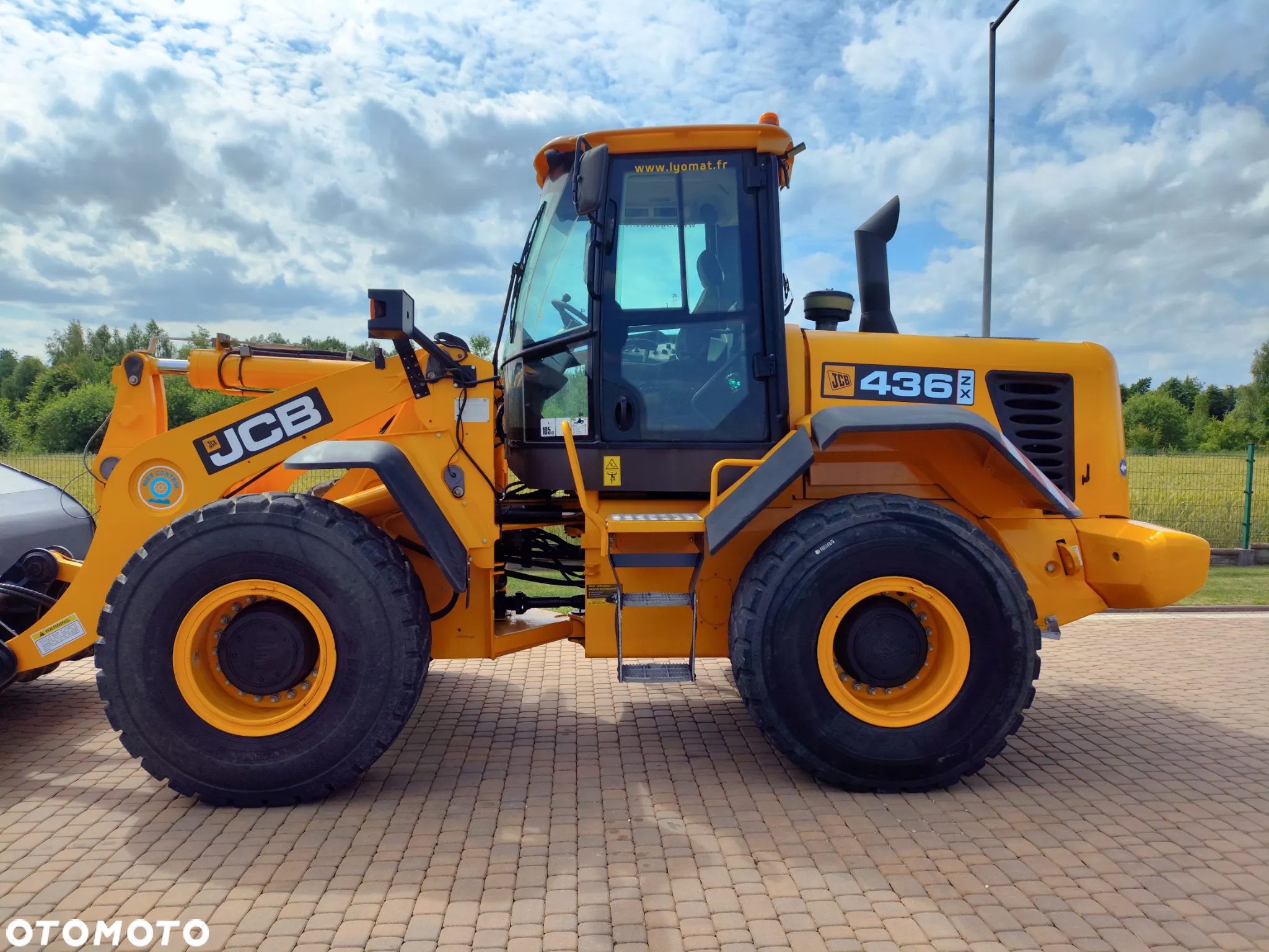 JCB 436Z/ ŁADOWARKA KOŁOWA / BEZ VAT /NOWE OPONY / WYSOKI WYSYP / SPROWADZONA  / - 3