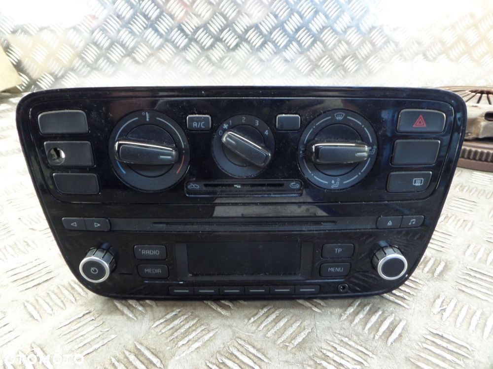 radio panel klimy vw up 1s0035156h - 1