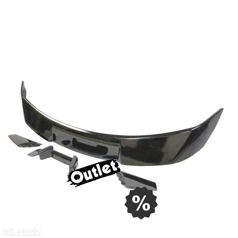 C011936C1 AILERON SPOILER PARA FORD MUSTANG LOOK GT500 15-19 PRETO BRILHANTE - 6