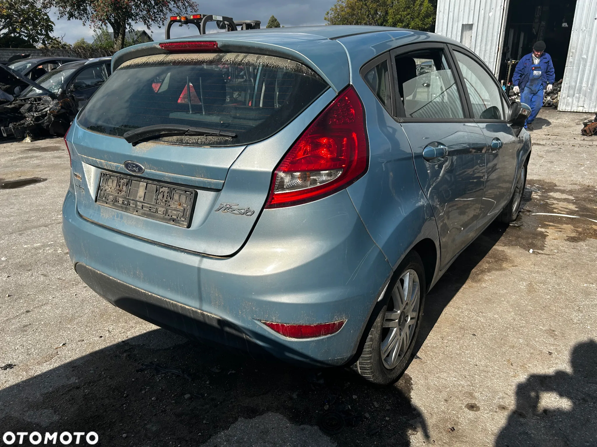 Ford Fiesta mk7 1,4TDCI kompresor pompa klimatyzacji - 8