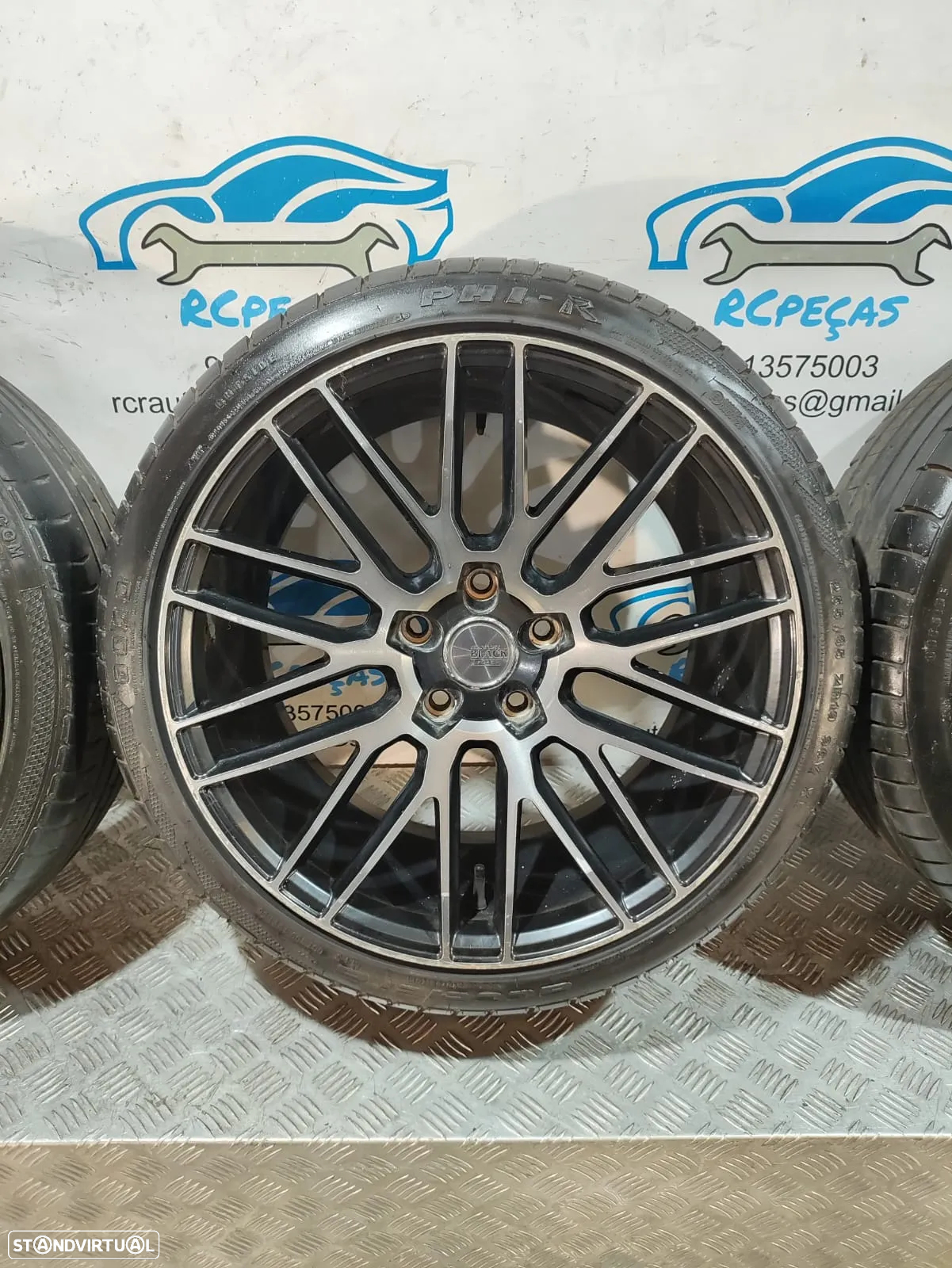 Jantes 19 Originais Savini Black di Forza 8,5J 9,5J ET15 5x112 - 4