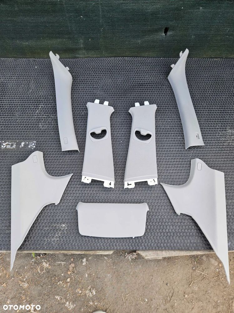 Osłony Osłona Poszycie Zaslepka Słupka A B C Słupków Podsufitki Tapicerka BMW 3 E90 Lift LCI 2009r - 1