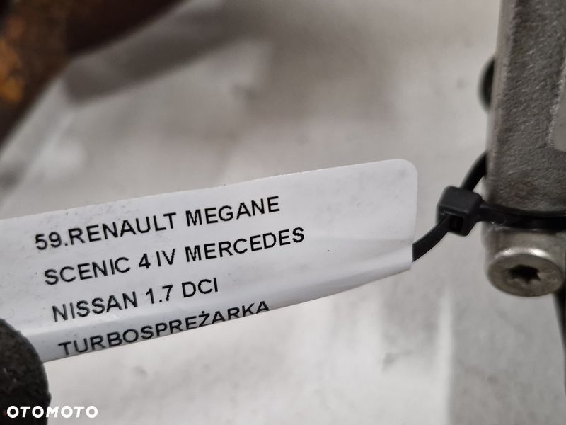 RENAULT MEGANE SCENIC 4 IV MERCEDES NISSAN 1.7 DCI TURBOSPRĘŻARKA TURBINA TURBO 144108522R 49180-19700 - 7