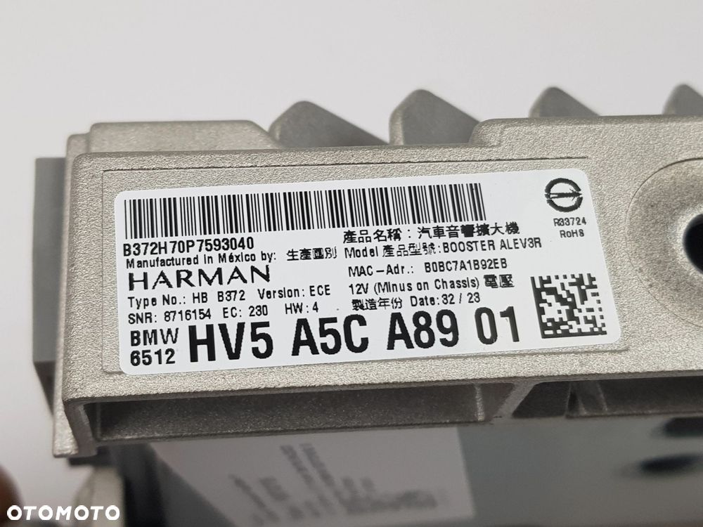 NOWY ORYGINALNY Wzmacniacz BMW X5 G05 G11 G20 G30 5A5CA89 - 9