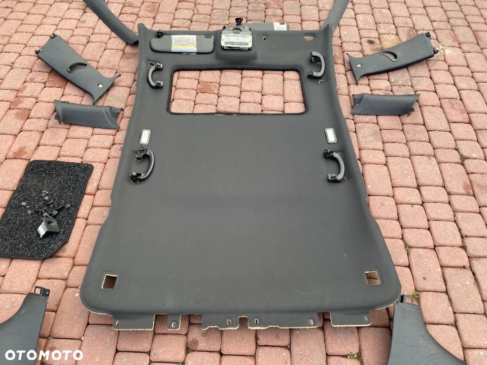 CZARNA PODSUFITKA CZARNY SUFIT SŁUPKI KOMPLET  ALFA ROMEO 159 KOMBI 2.4 JTD SZYBERDACH - 2