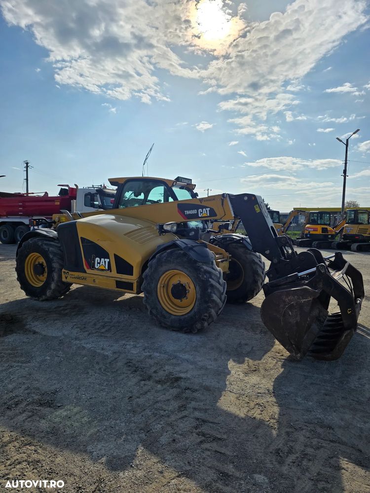Caterpillar Cat TH408D incarcator telescopic manitou merlo jcb dieci - 12