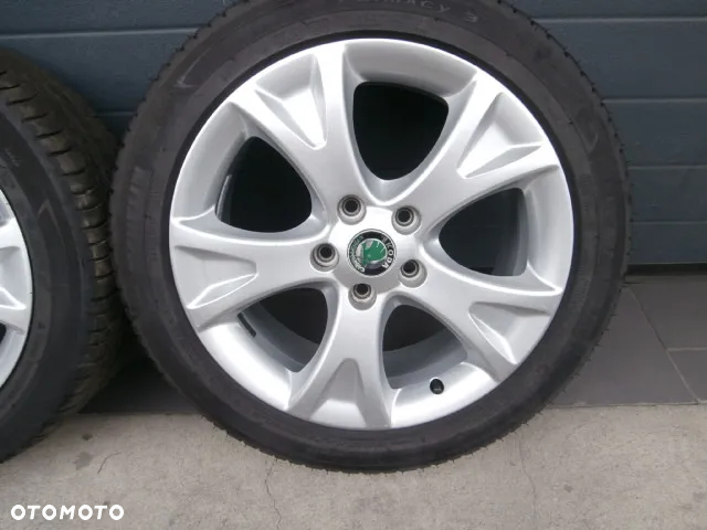 FELGI KOŁA SKODA OCTAVIA II SUPERB 1z0601025Q VW GOLF V VI PASSAT B6 B7 5X112 17 7X17 ET54 225/45R17 - 2