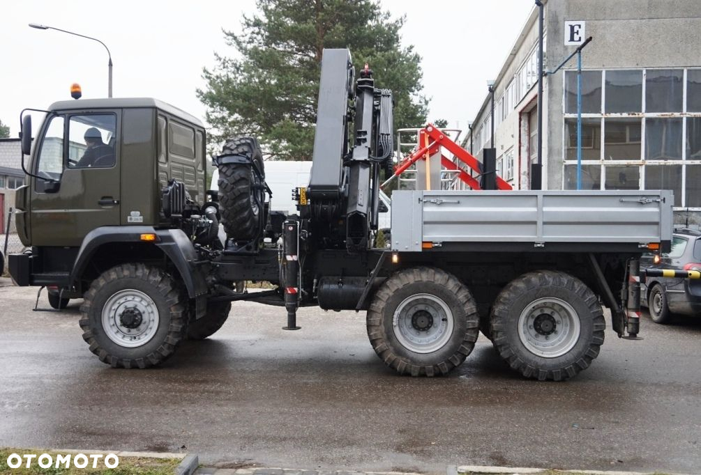 Star MAN 266 6x6 HDS DŹWIG ŻURAW HMF 2220 K5 ENERGETYKA 8 TON bez Gwarancdji KOSZ - 9