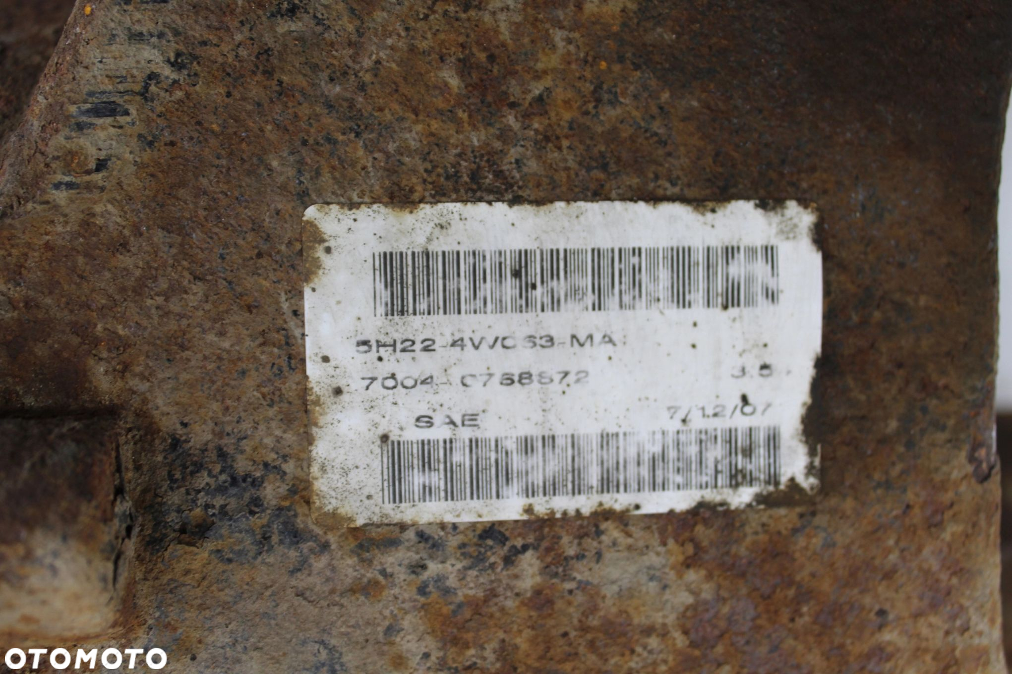 MOST TYŁ DYFER RANGE ROVER SPORT L320 3.6TDV8 5H22-4WC63-MA - 2