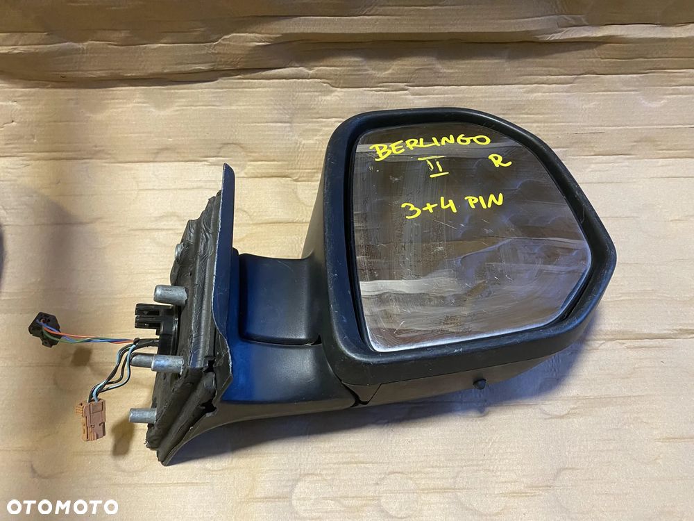 Lusterko BERLINGO II prawe 3+4 pin - 1