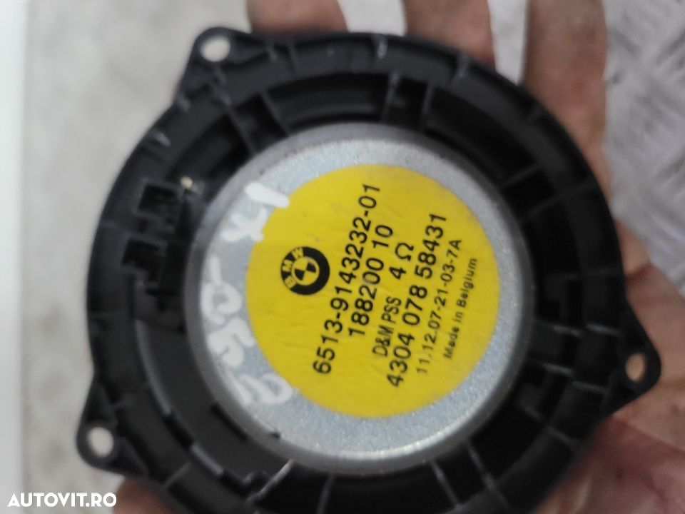 Difuzor Boxa Usa Portiera Bmw X3 X4 F25 F26 X1 E84 E90 E91 F30 F31 Etc. - 6