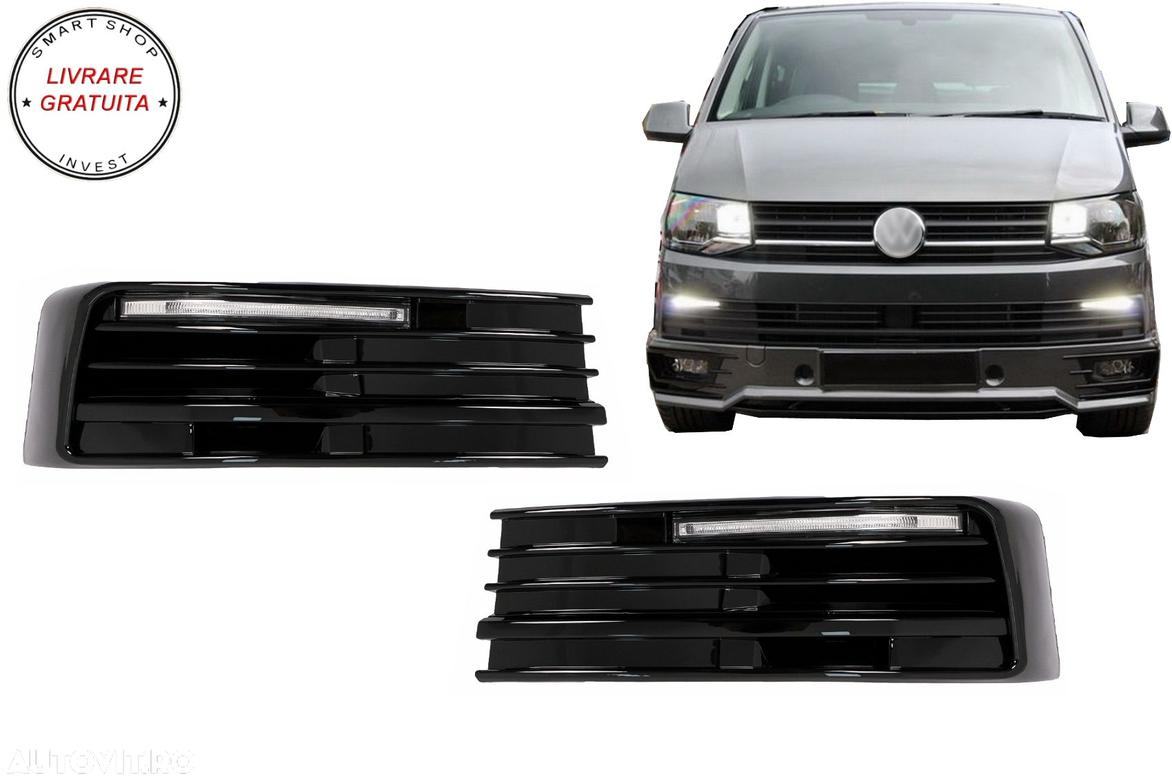 Lumini de zi cu LED DRL VW Transporter T6 (2015+)- livrare gratuita - 11