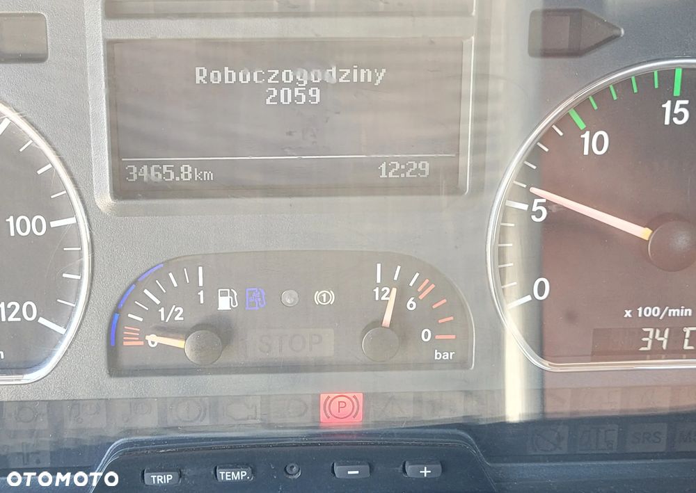 Mercedes-Benz AXOR 1824 // 44.000km // HDS PALFINGER CZERPAK ROTATOR // NOWY KIPER WYWROTKA 3str - 23