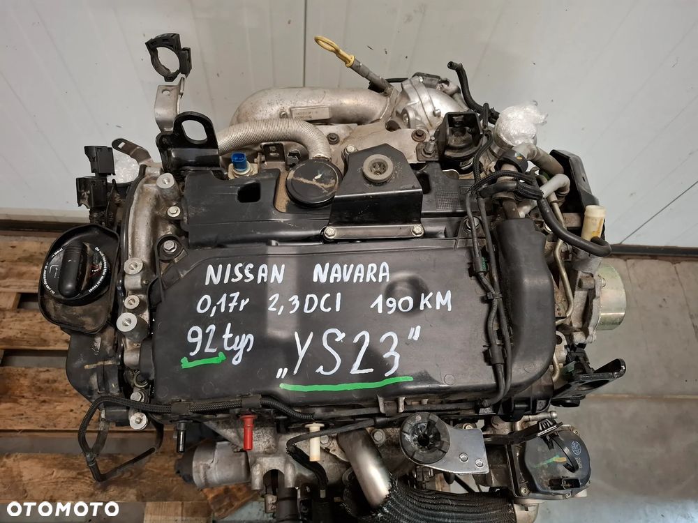 Silnik Nissan Navara 2,3DCI nr YS23 190KM rok 2017po przebiegu 92tys kilometrów nr YS23C270 - 2