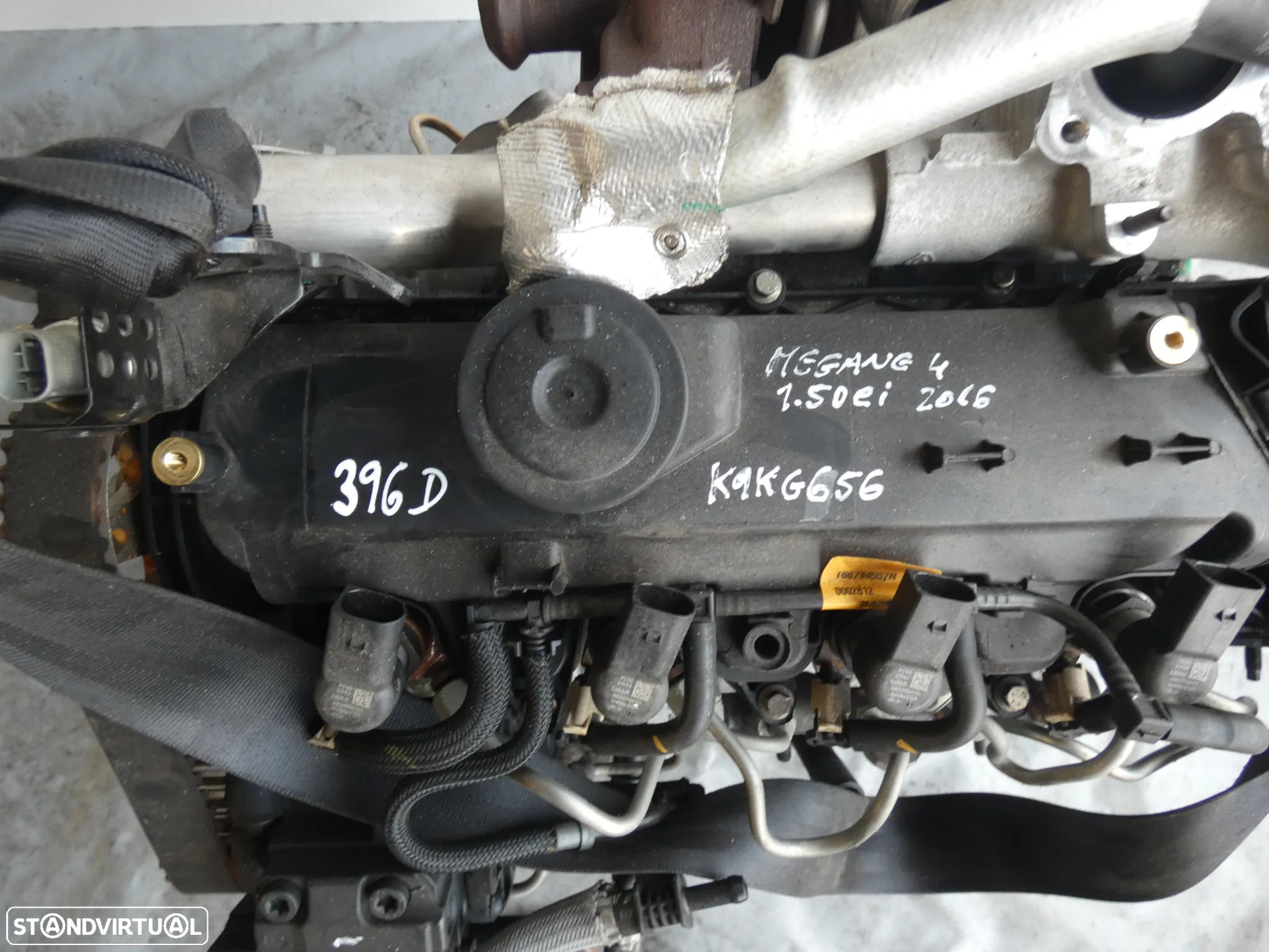 Motor Renault 1.5 Dci com referencia K9K656 - 2