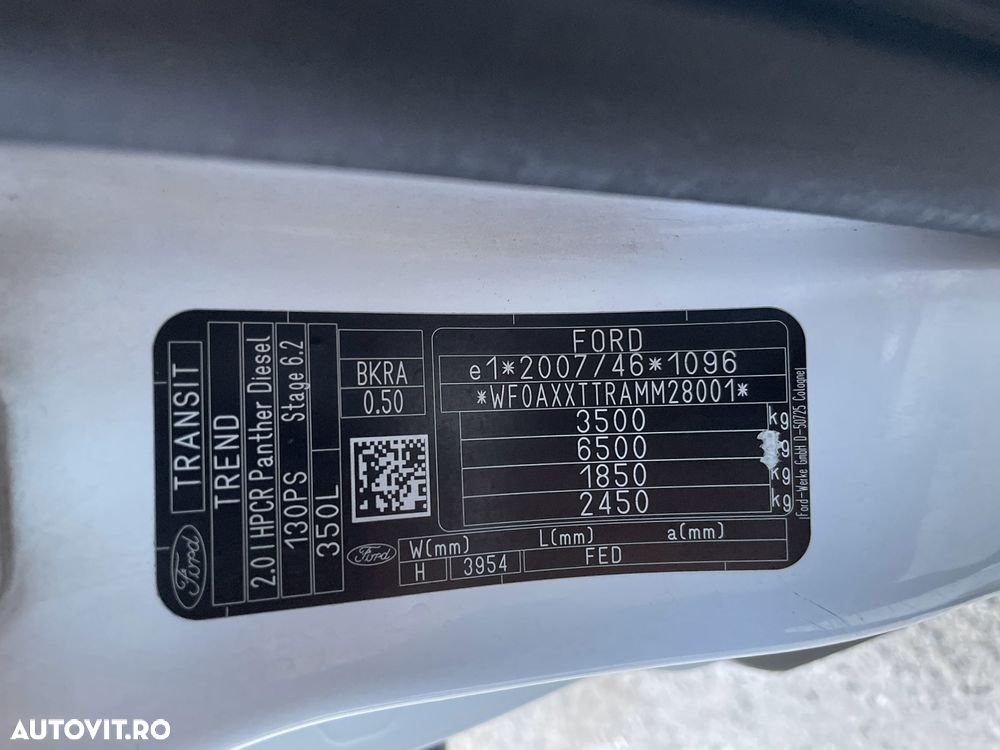 Ford Transit FRIGORIFIC CONGELARE AXA DUBLA SPATE - 34