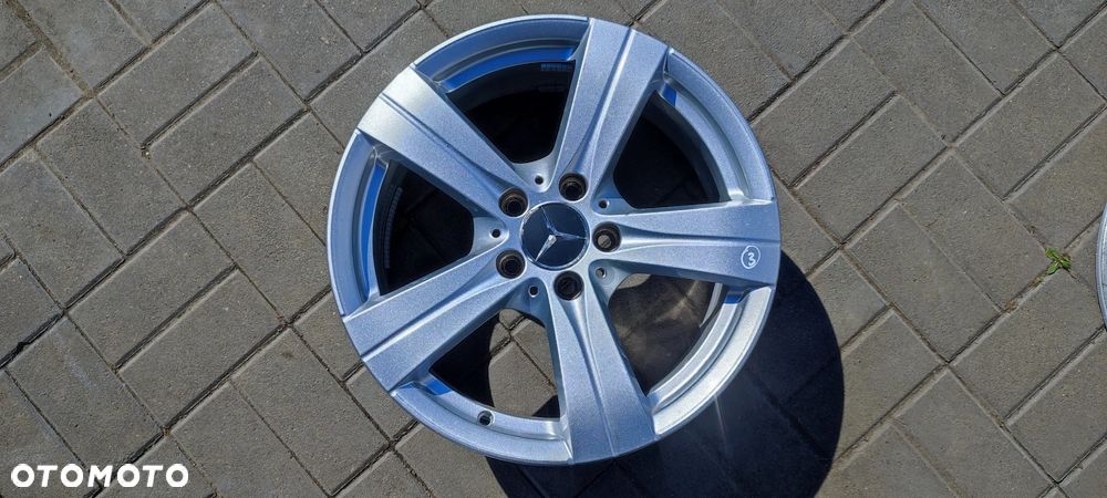 FELGI ALUMNIOWE 7Jx17 CALI ET44,5 fi 66,6 2064017200 MERCEDES C KLASA E KLASA I INNE KOMPLET 4 SZTUKI - 4