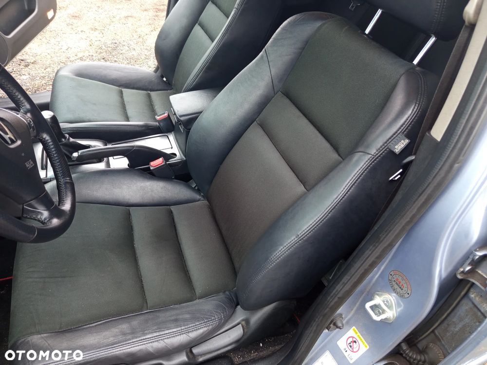 KOMPLET FOTELI HONDA ACCORD VII 02-08 SKÓRA MATERIAŁ PÓŁSKÓRA - 3