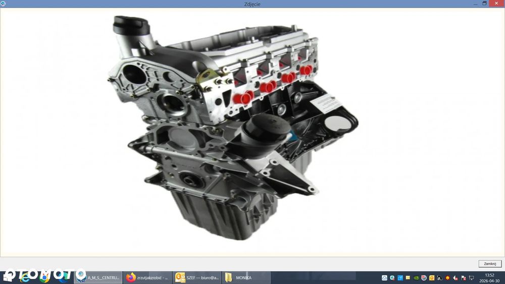 Silnik regenerowany Sprinter / Vito 2,2Cdi 2148ccm 06-09 OM646986 - 1