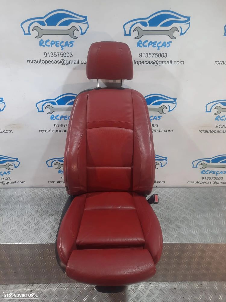 BANCO BANCOS PELE ORIGINAIS BMW SERIE 3 E92 COUPE PACK M ELECTRICOS QUARTELAS AIRBAG - 10