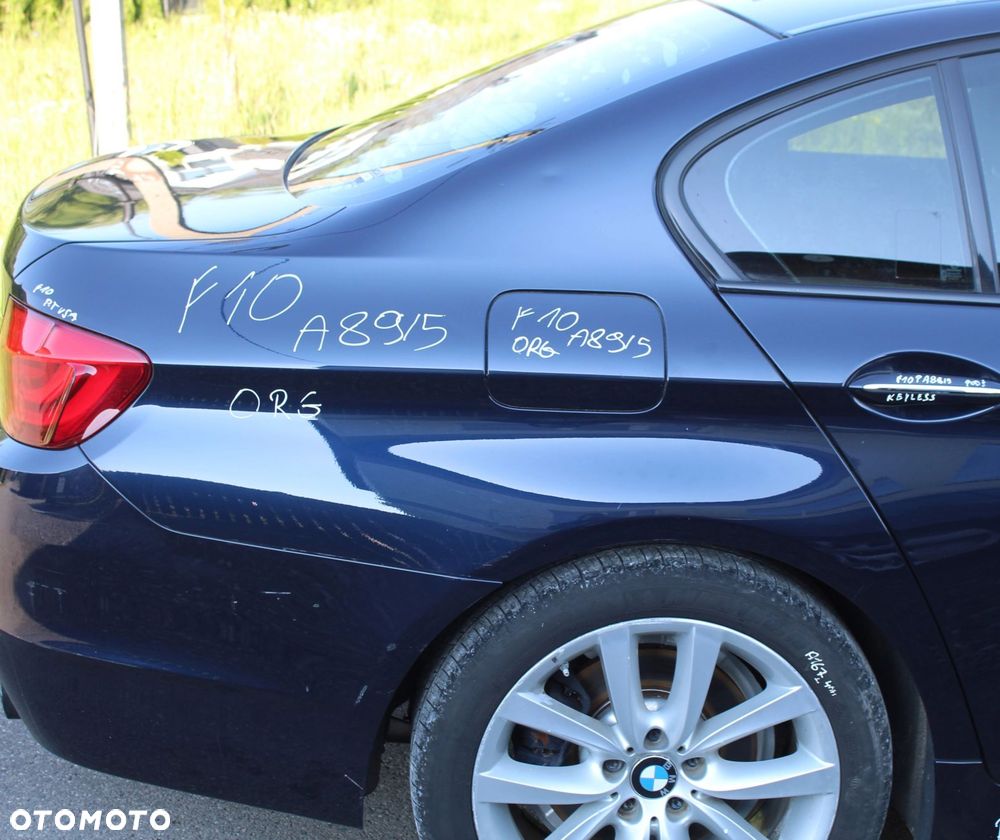 ĆWIARTKA BŁOTNIK PRAWY TYŁ TYLNY BMW F10 SEDAN A89 IMPERIALBLAU ORG LAKIER - 1
