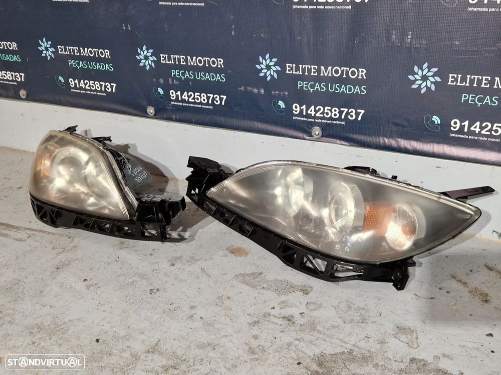 Frente completa usada MAZDA 3 1.6i capot parachoques guardalamas oticas radiador - 9