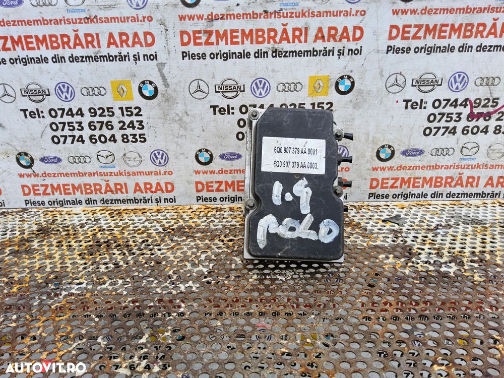 Modul ABS Vw Polo 9n cod 6q0907379aa skoda Fabia 1 seat ibiza cordoba unitate abs ecu calculator abs - 2
