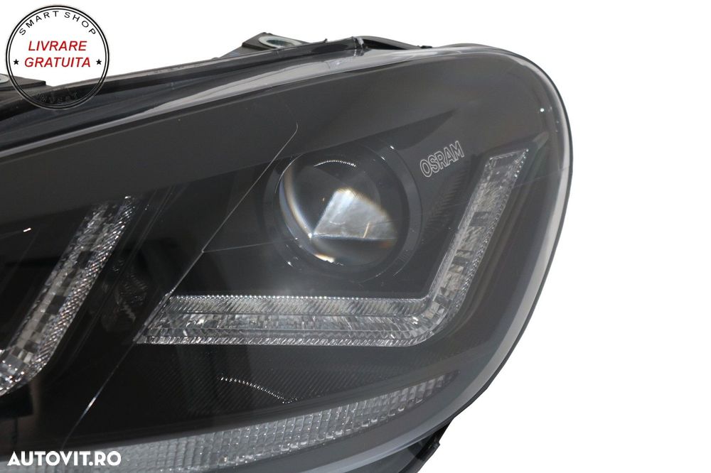 Faruri Osram LED VW Golf 6 VI (2008-2012) Black LEDriving Semnal Dinamic- livrare gratuita - 3