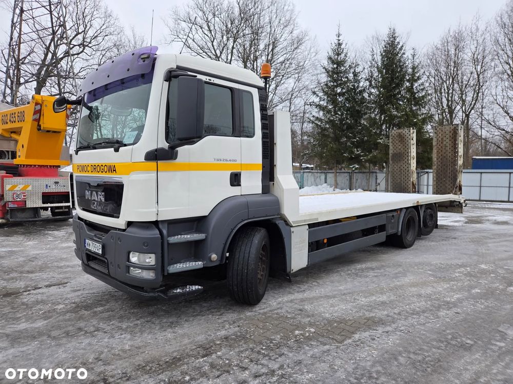 MAN TGS 26.400 6x2-4 LL - Pomoc drogowa hydrauliczne najazdy samochód specjalny po przewozu maszyn budowlanych podnośników koszowych zwyżek pojazdów i innych THORRY ZANNER - 1