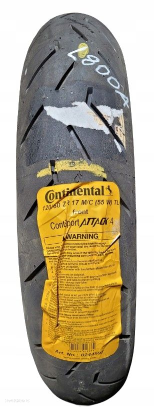 1x Continental ContiSportAttack 120/60R17 55W L800A