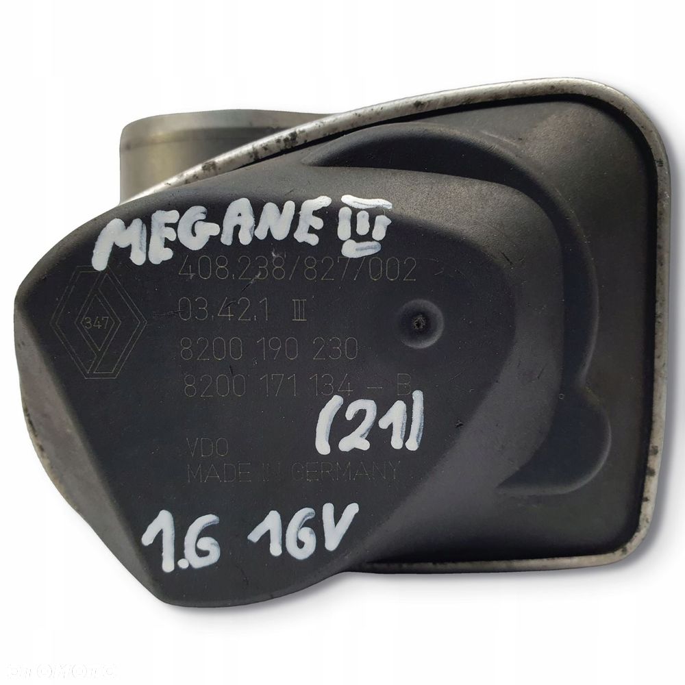 PRZEPUSTNICA Renault Clio Megane III 1.6 16V 8200190230 8200171134B - 12