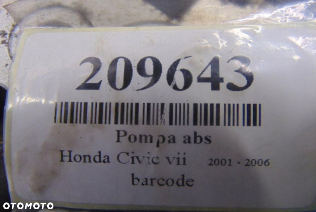 HONDA CIVIC VII LIFT 1.6 16V POMPA ABS - 7