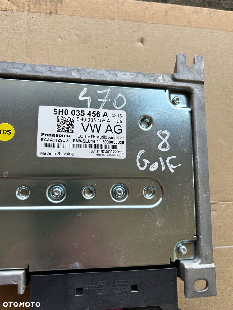Volkswagen golf 8 wzmacniacz radia 5H0035456A octavia IV leon IV - 2