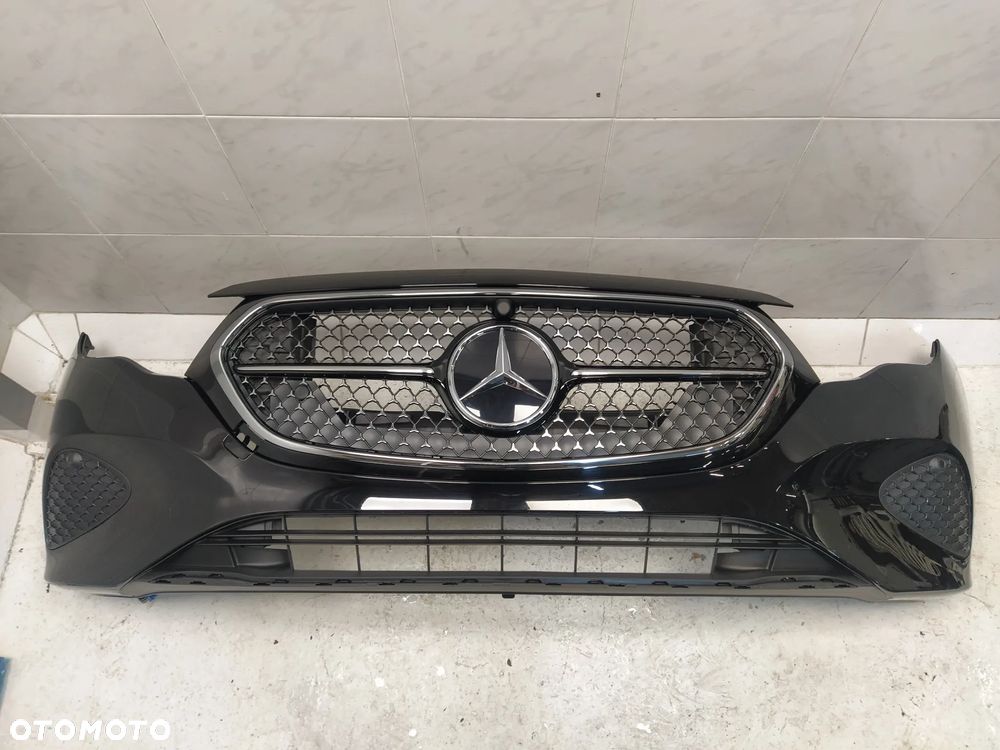 MERCEDES W214 E KLASA 2023- ZDERZAK PRZÓD PRZEDNI GRILL ZANCZEK GWIAZDA 6XPDC KRATKI ORYGINAŁ - 8