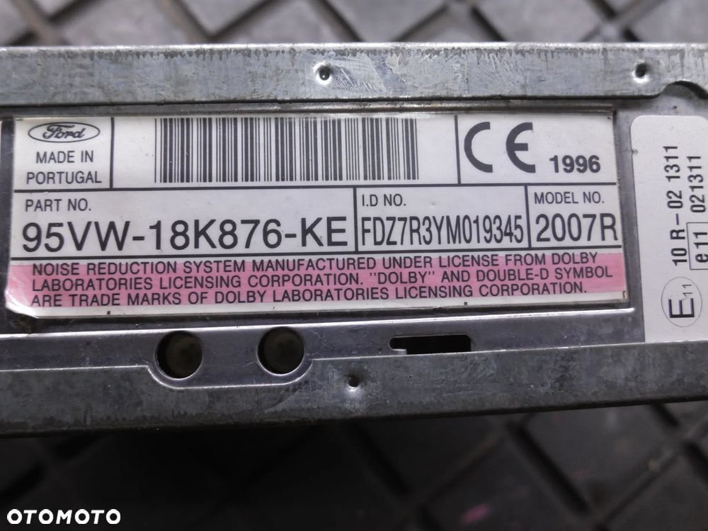 RADIO FABRYCZNE FORD GALAXY 95VW-18K876-KE - 7