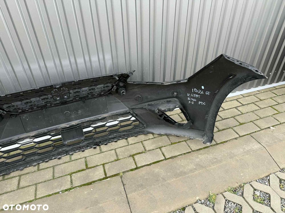Seat Ibiza 6F Zderzak Przód Przedni Kompletny LY9T 17-21 PDC - 9