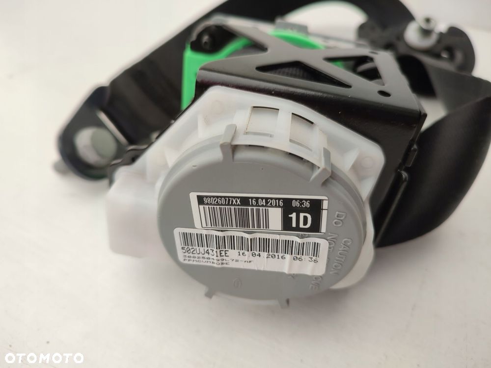 Pas bezpieczeństwa prawy przód pasażera CITROEN C4 II EUROPA 98026077XX - 4