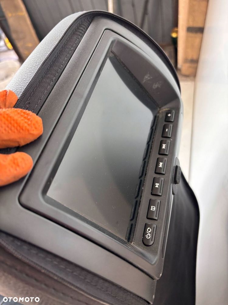 Audi Q7 4L 2009 Komplet Fotele SKÓRA CZARNA Z EKRANAMI GRZANE SCHOWKI - 9