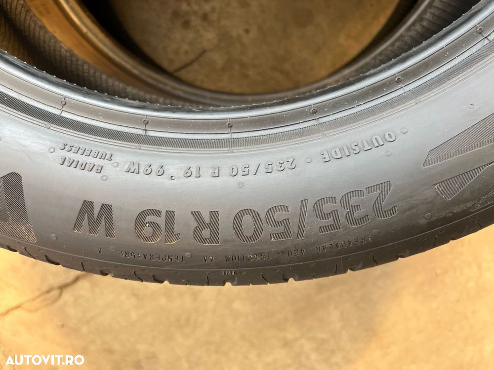 vând 4 anvelope 235/50/19 continental de vară ca noi - 6