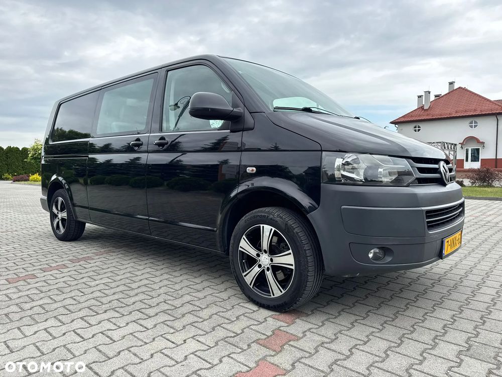 Volkswagen TRANSPORTER T5 LIFT L2H1 Long Klima Elektryka Navi Dubel Kabina Brygadówka - 14