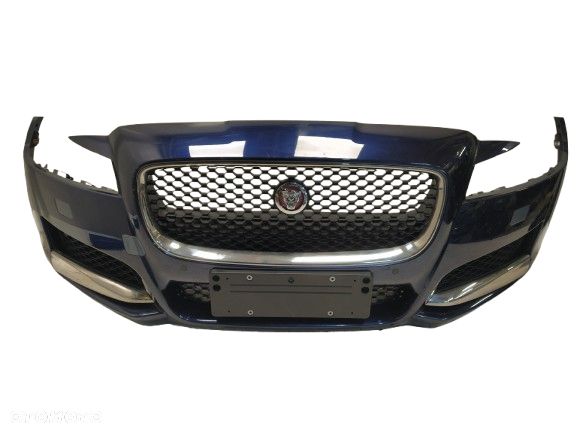 JAGUAR XF X260 ZDERZAK PRZÓD PRZEDNI KOMPLETNY 4XPDC SPRYSKIWACZE GRILL ATRAPA CHŁODNICY ZNACZEK WIĄZKA ORYGINAŁ - 1
