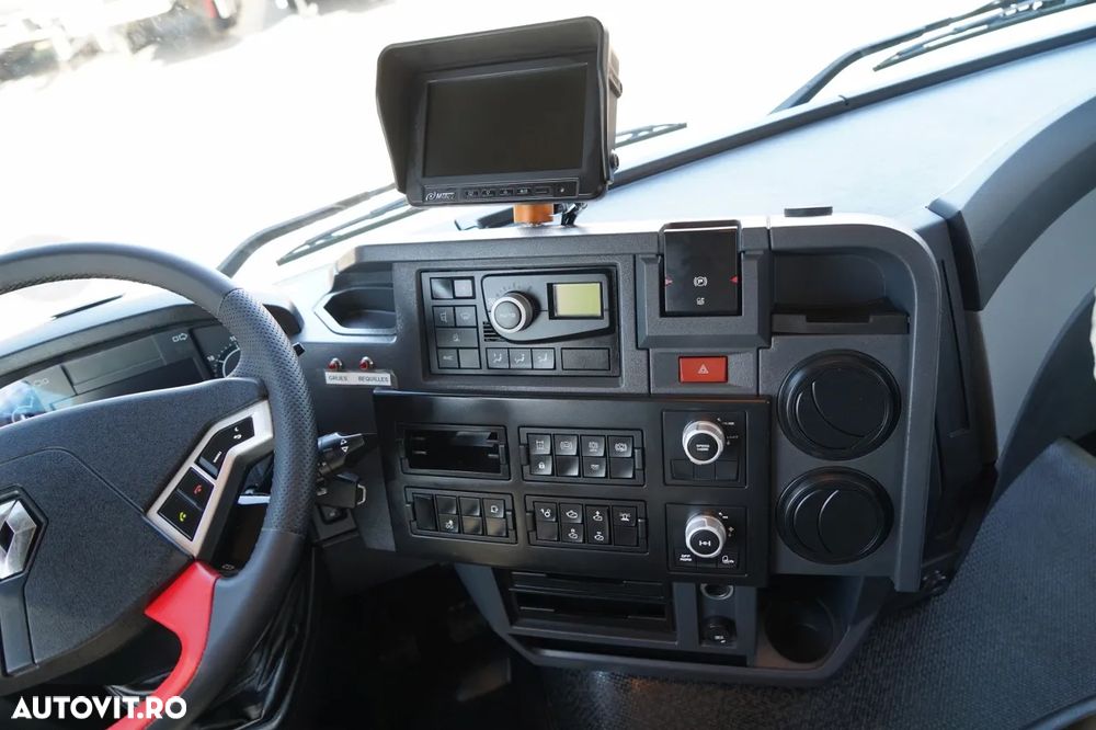 Renault C 430 / 6x4 / LIVRARE 6.7 M + CUPTOR HIAB 166 ES-4 / EXTENSIE 12.5 M / RADIOCOMANDĂ / FURCĂ / ROTATOARE - 30