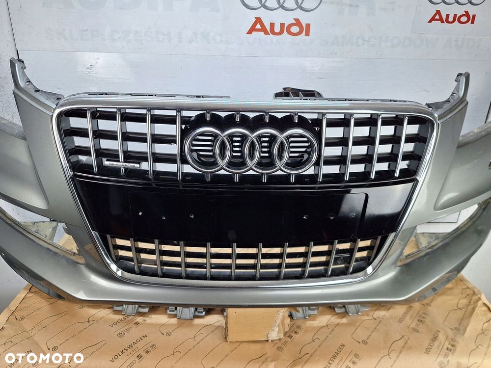 ZDERZAK AUDI Q7 4L LIFT 2009-2014 ORYGINAŁ OE PO LIFTINGU 4L0 S-LINE GRILL - 3