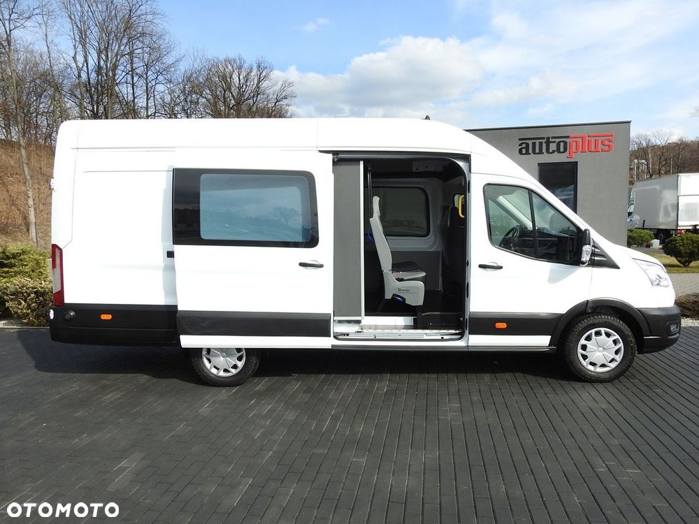 Ford TRANSIT  FURGON BRYGADÓWKA  6 MIEJSC TEMPOMAT LEDY KLIMATYZACJA  180KM - 9