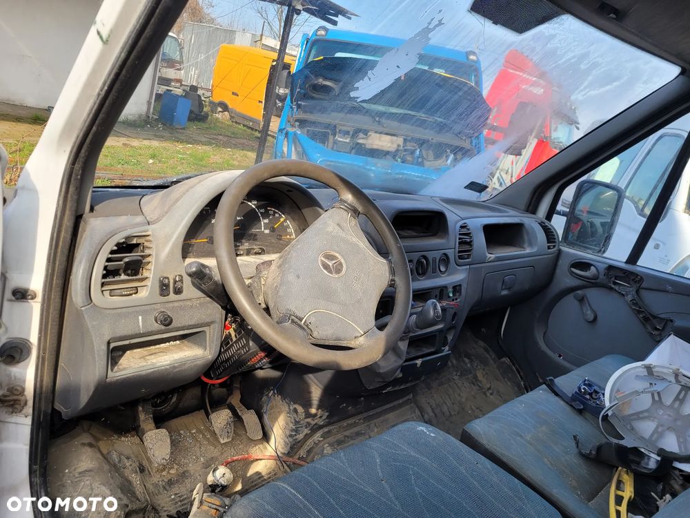 mercedes sprinter w903 fotel kanapa deska kokpit podsufitka boczek podłokietnik licznik panel - 1