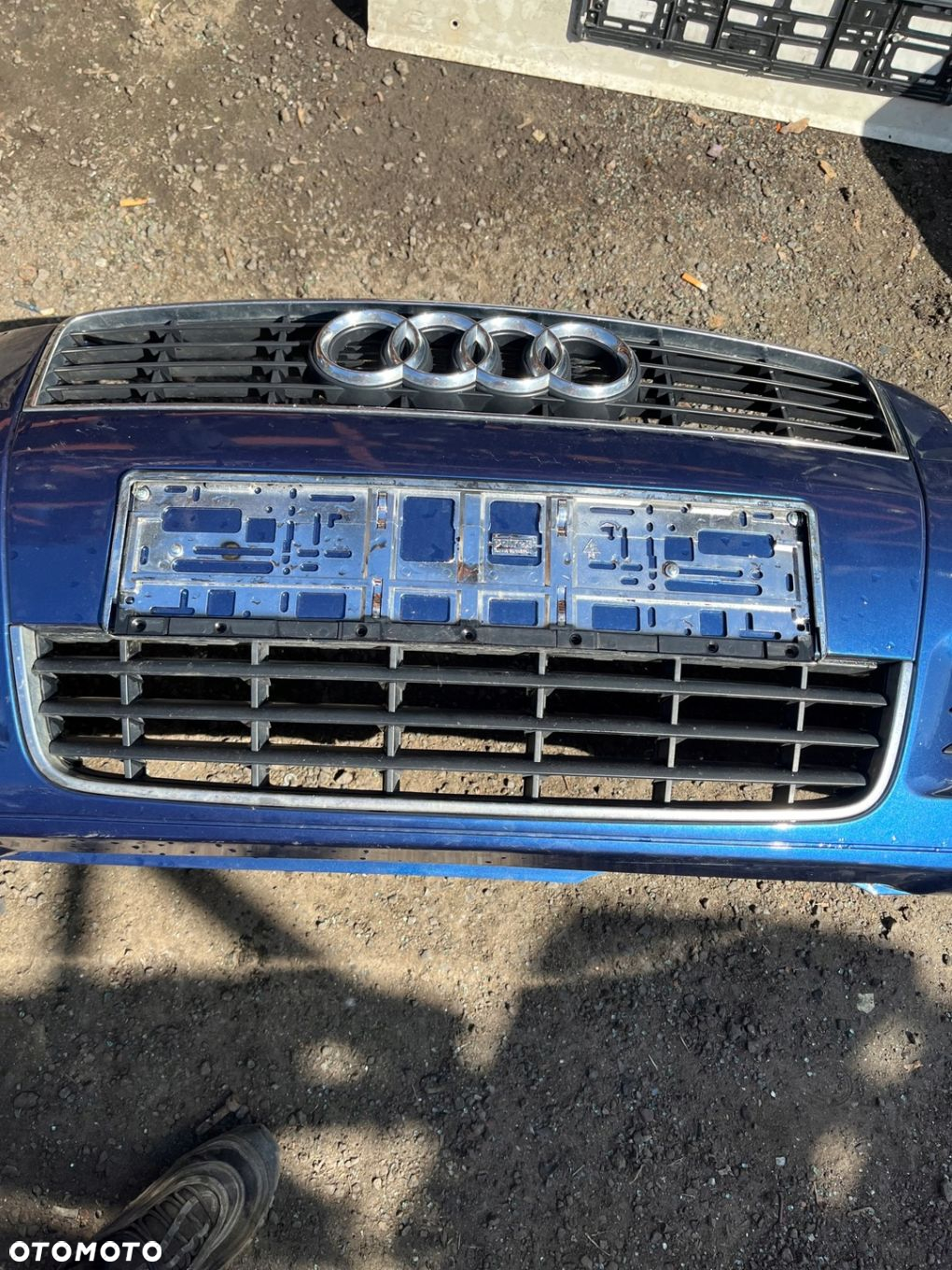 audi a3 8p zderzak przód przedni mały grill lakier-LZ5C - 5