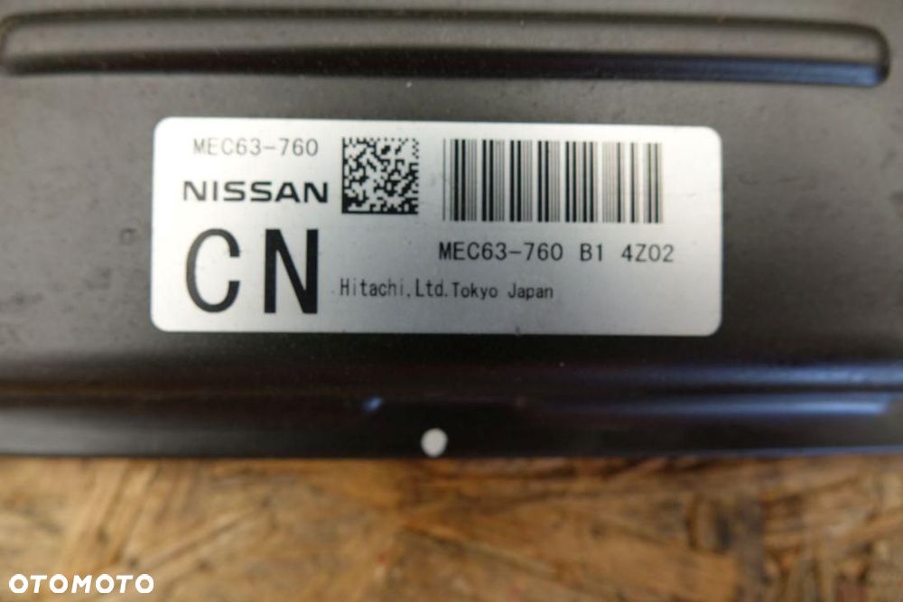 STEROWNIK SILNIKA KOMPUTER ECU NISSAN MURANO I 2006 Z50 MEC63-760 - 2